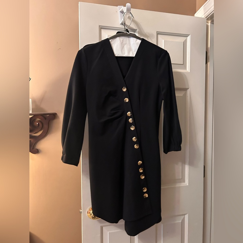 Black Tibi Dress With Pockets